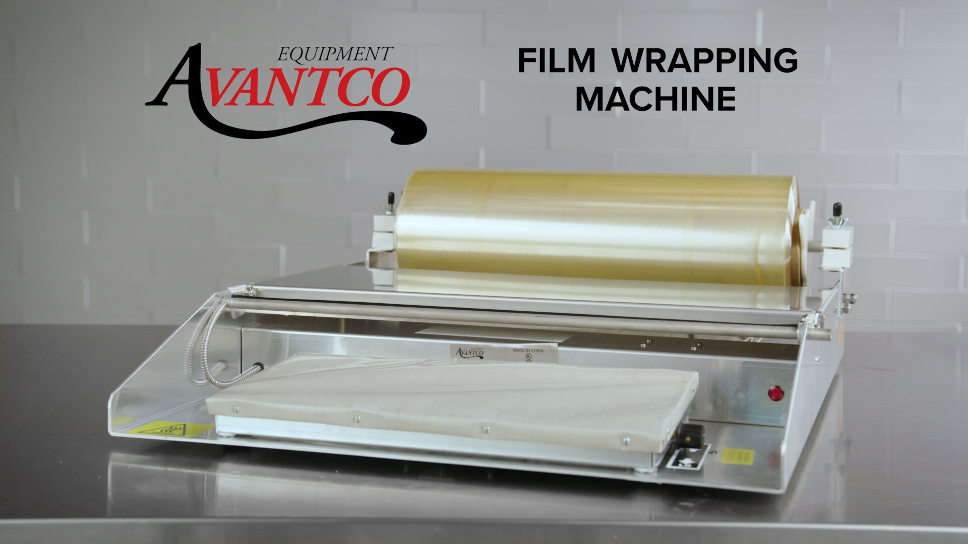 Avantco Film Wrapping Machine Video
