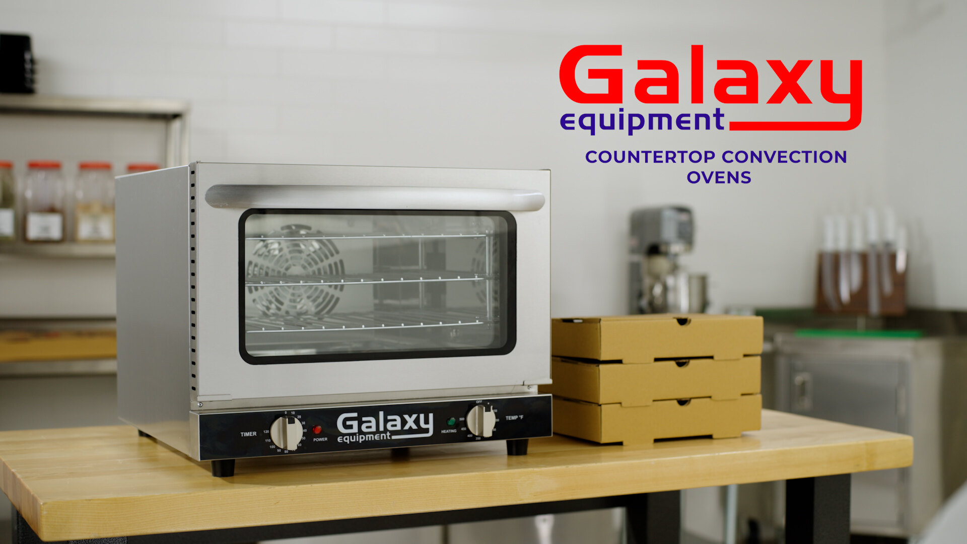 Galaxy COE3Q Quarter Size Countertop Convection Oven - 120V