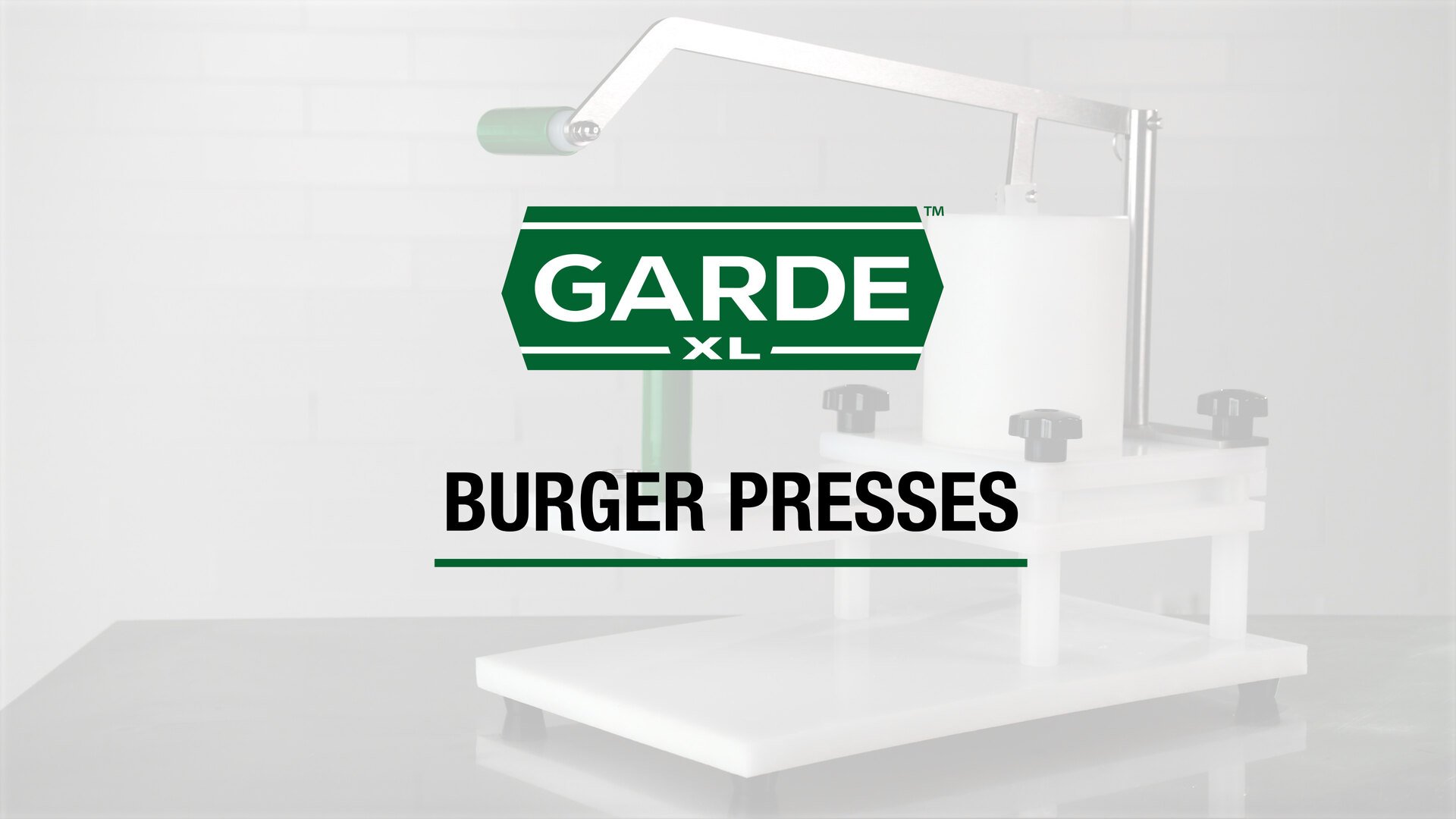 Garde XL Burger Press