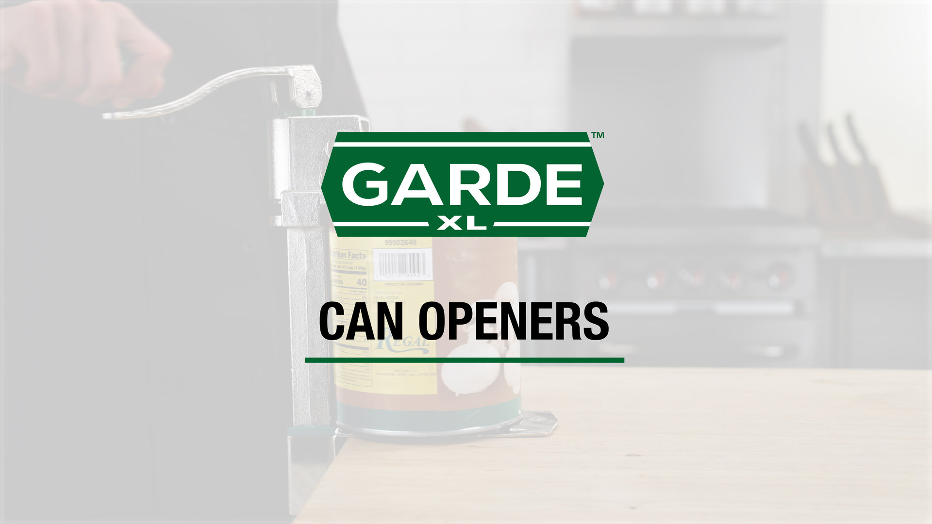 Garde COM1BSSMA Heavy-Duty #10 Manual Can Opener with Stainless
