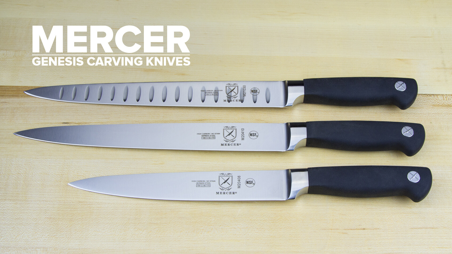 Mercer Genesis Chef Knife (8 Forged) - WebstaurantStore