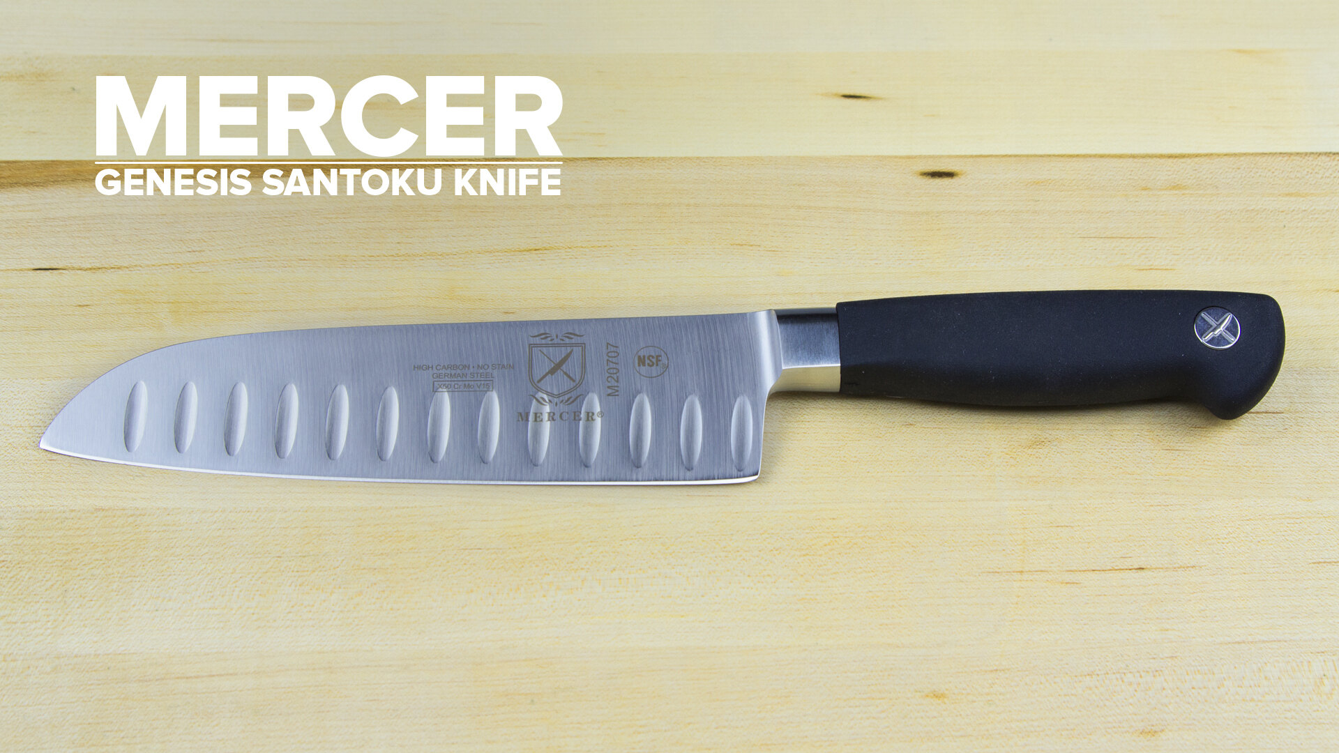 Mercer Cutlery Genesis 7 Santoku Knife - KnifeCenter - M20707