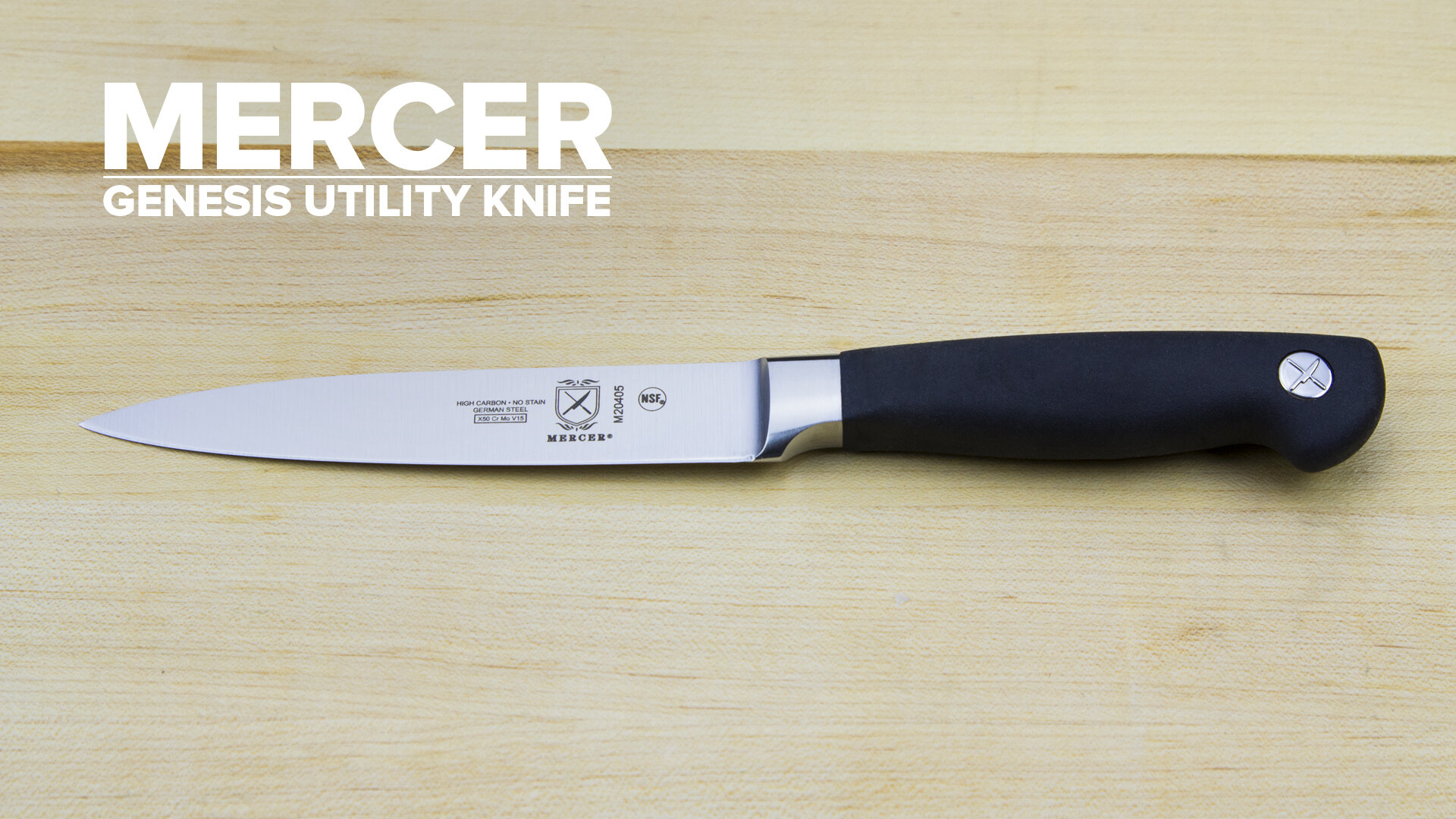 Mercer Culinary Genesis Forged Utility Knife, 5 Inch M20405