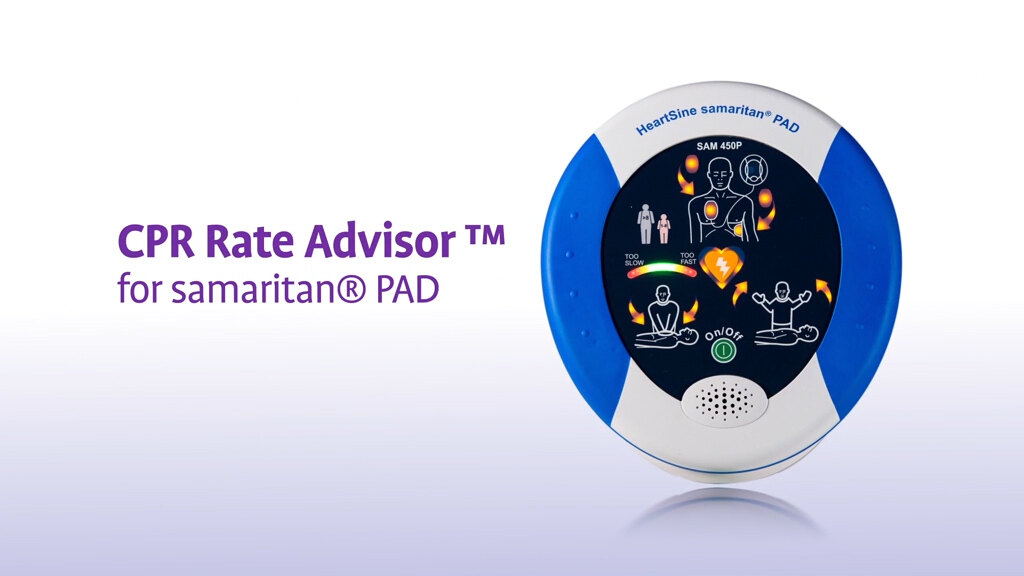 HeartSine SAM 450P CPR Rate Advisor Overview