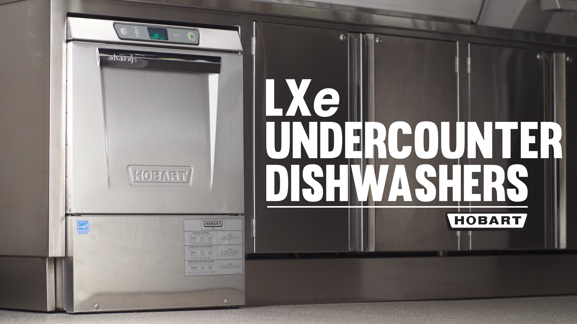 Hobart LXER-5 High Temp Undercounter Dishwasher — Restaurant City