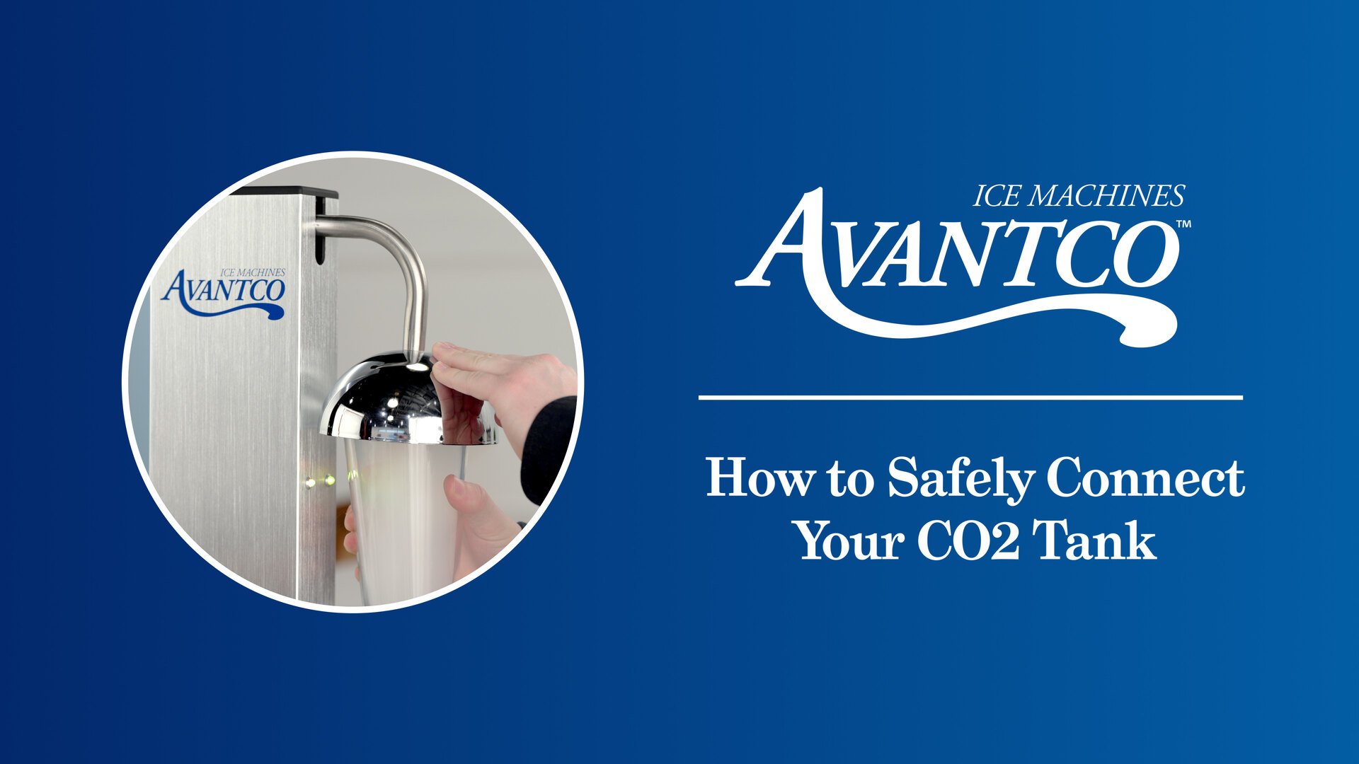 Avantco: How to Safely Connect Your C02 Tank