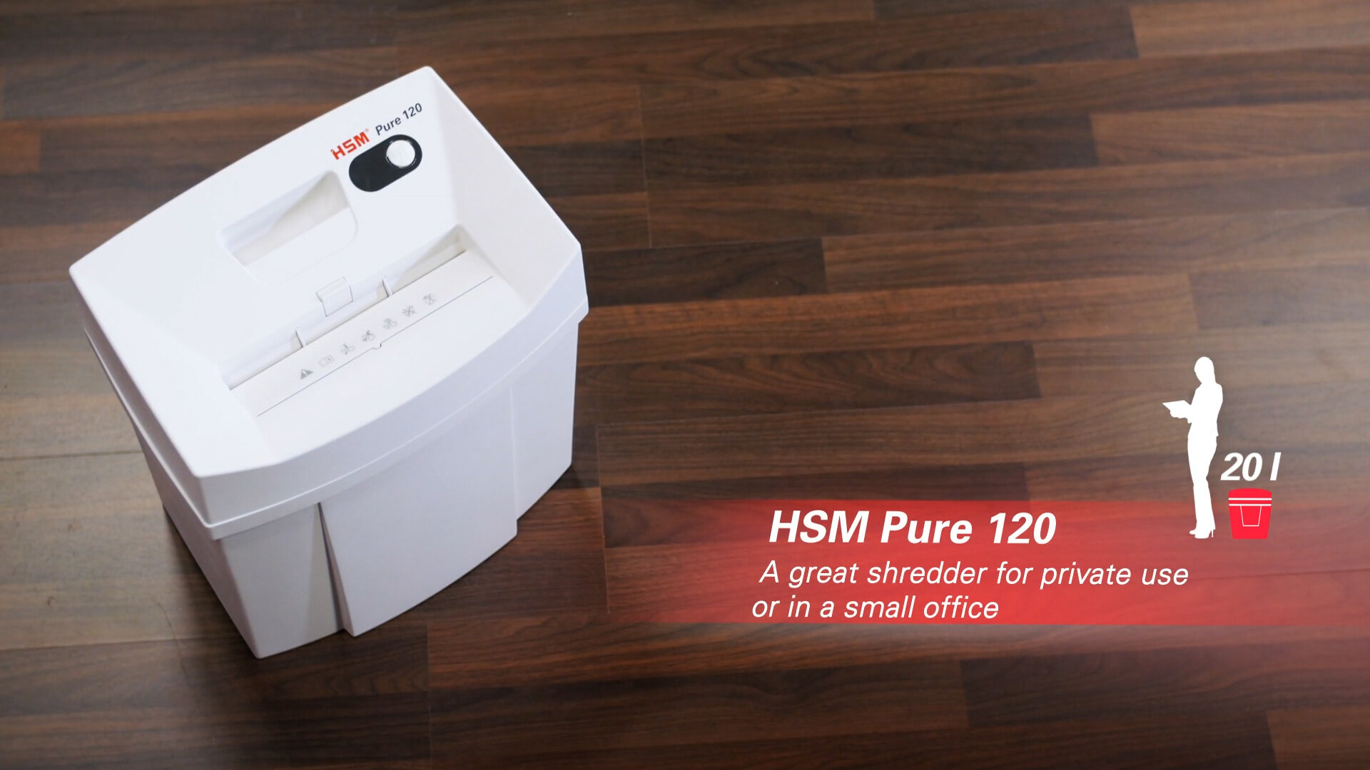 HSM Pure 120 Cross Cut Shredder