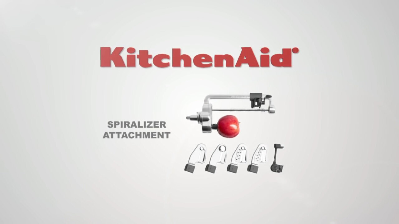 KitchenAid Spiralizer Attachment Video
