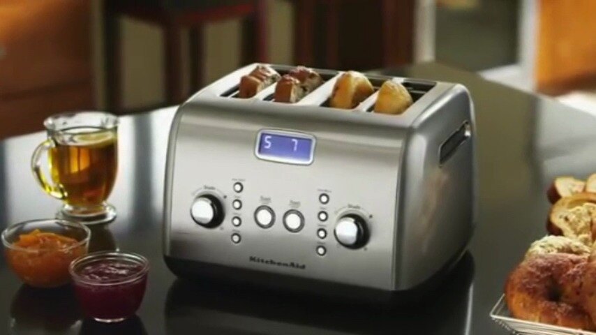 KitchenAid Onyx Black 2-Slice Toaster - KMT2115OB - Abt