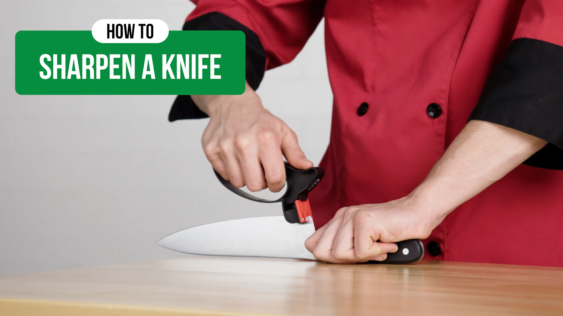 How to Use the Blade Sharpener