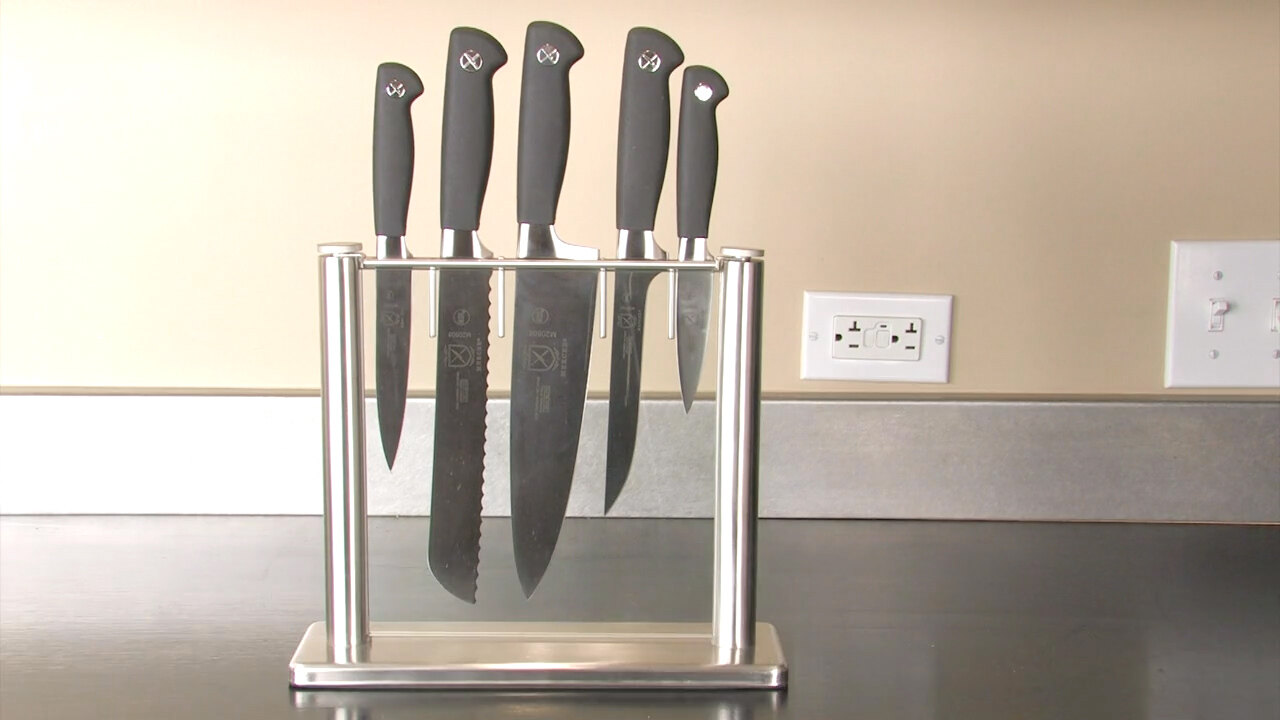 Mercer Culinary M20000 Genesis® 6 Piece Forged Knife Block Set