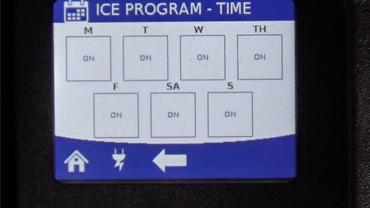Manitowoc Indigo NXT: Time Program