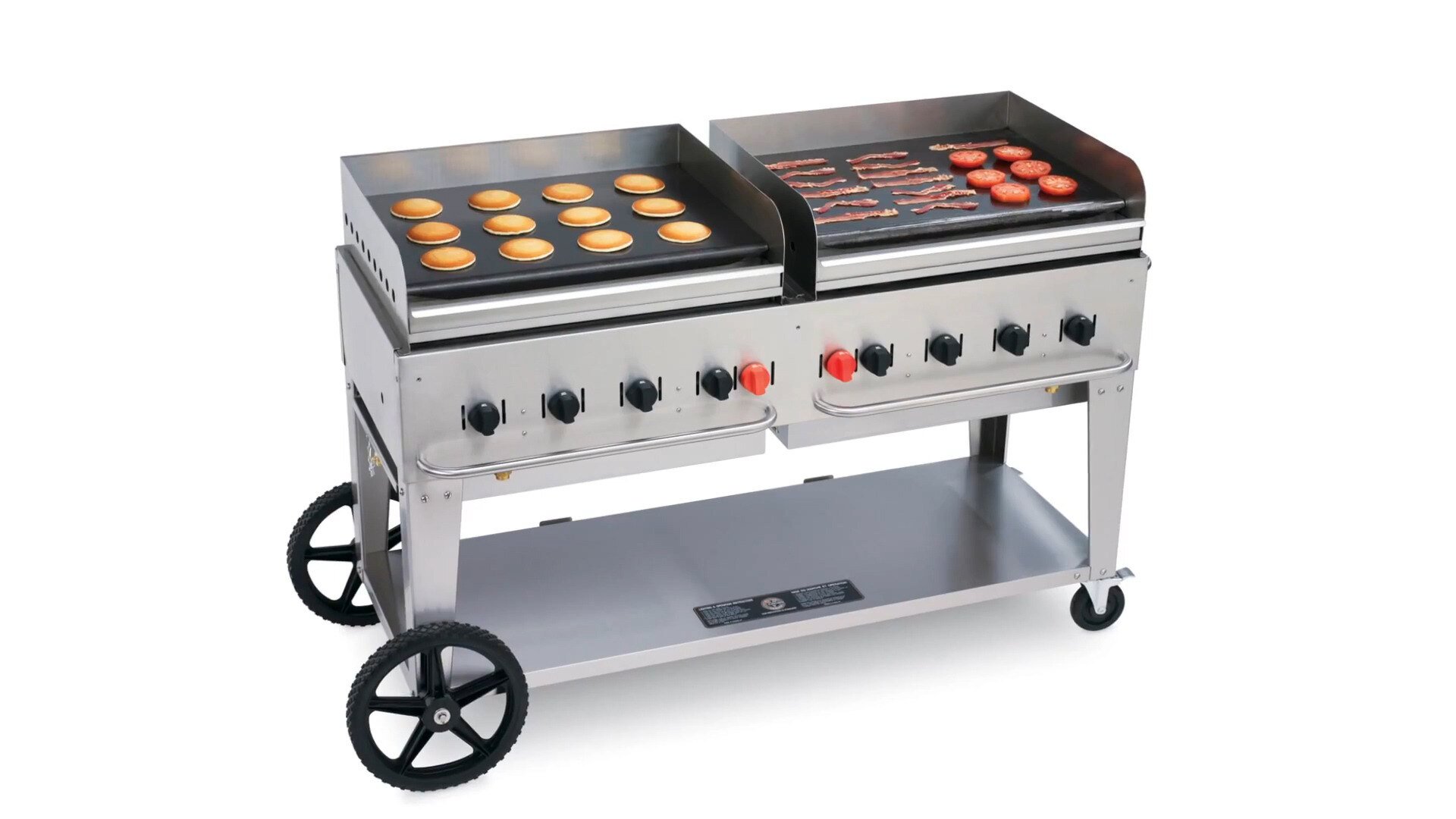 Backyard Pro LPG72 72 Stainless Steel Liquid Propane Outdoor Grill with  Griddle