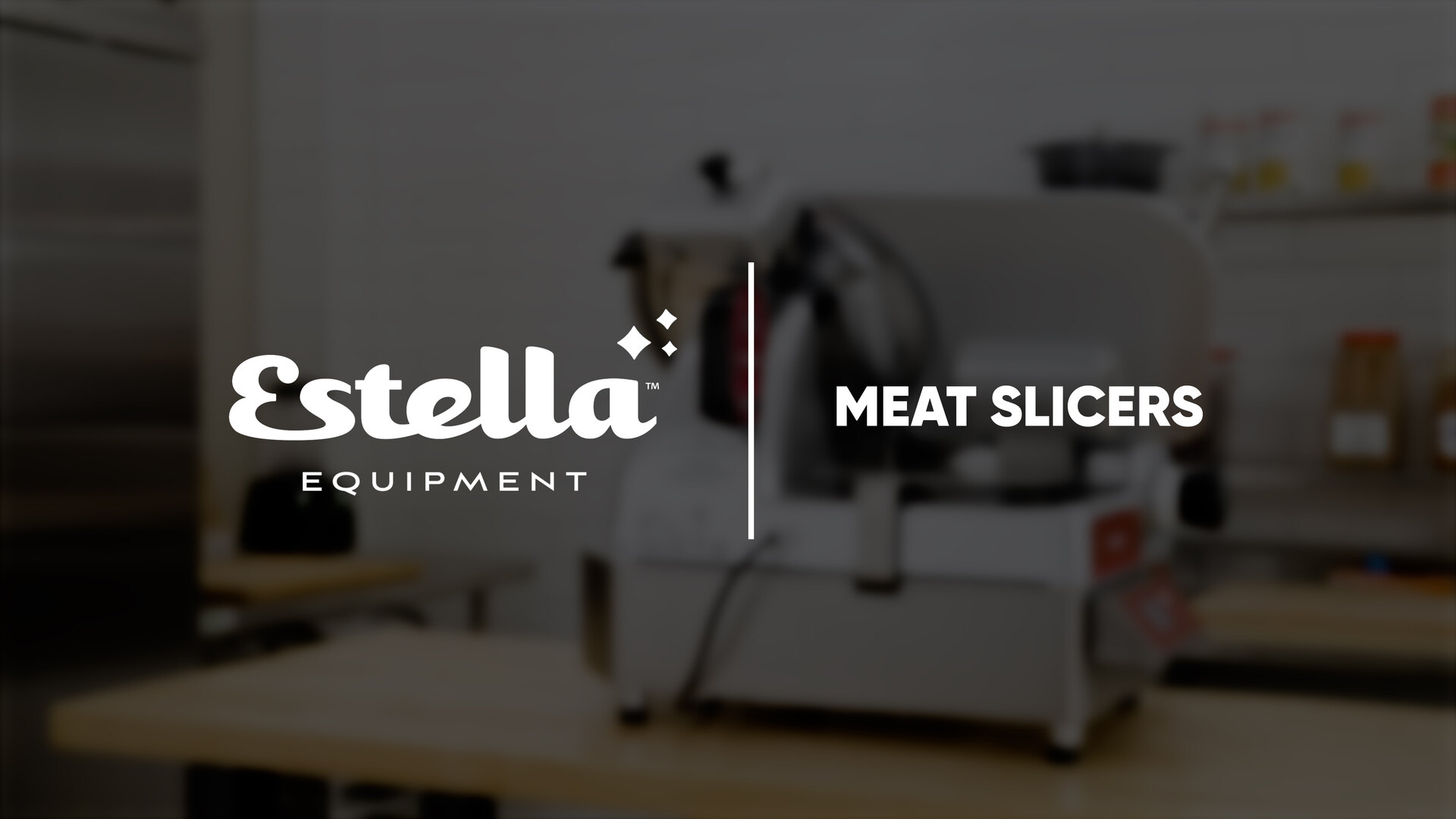 Estella SLM13 13 Heavy-Duty Manual Meat Slicer - 1/2 hp