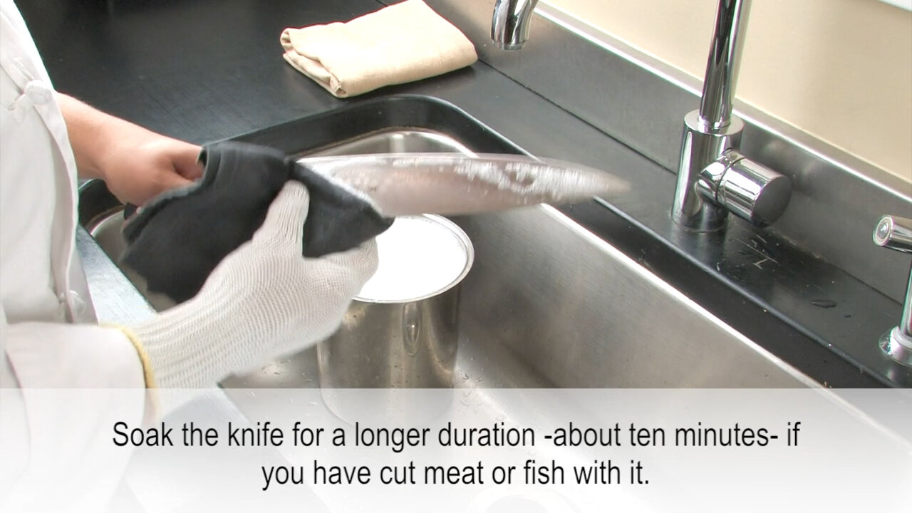 Mercer Culinary M23842 Millennia® 7 1/2 x 2 1/8 Plastic Sheath for M23840  Produce Knife