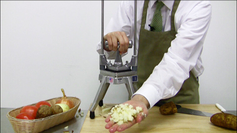 3/8 Blade Commercial Vegetable Fruit Dicer Onion Potato Tomato Slicer  Chopper