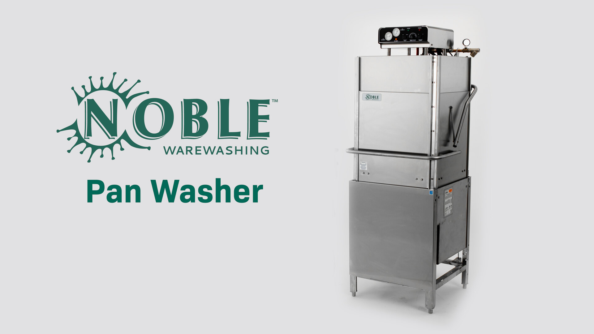 Noble Warewashing Pan Washer