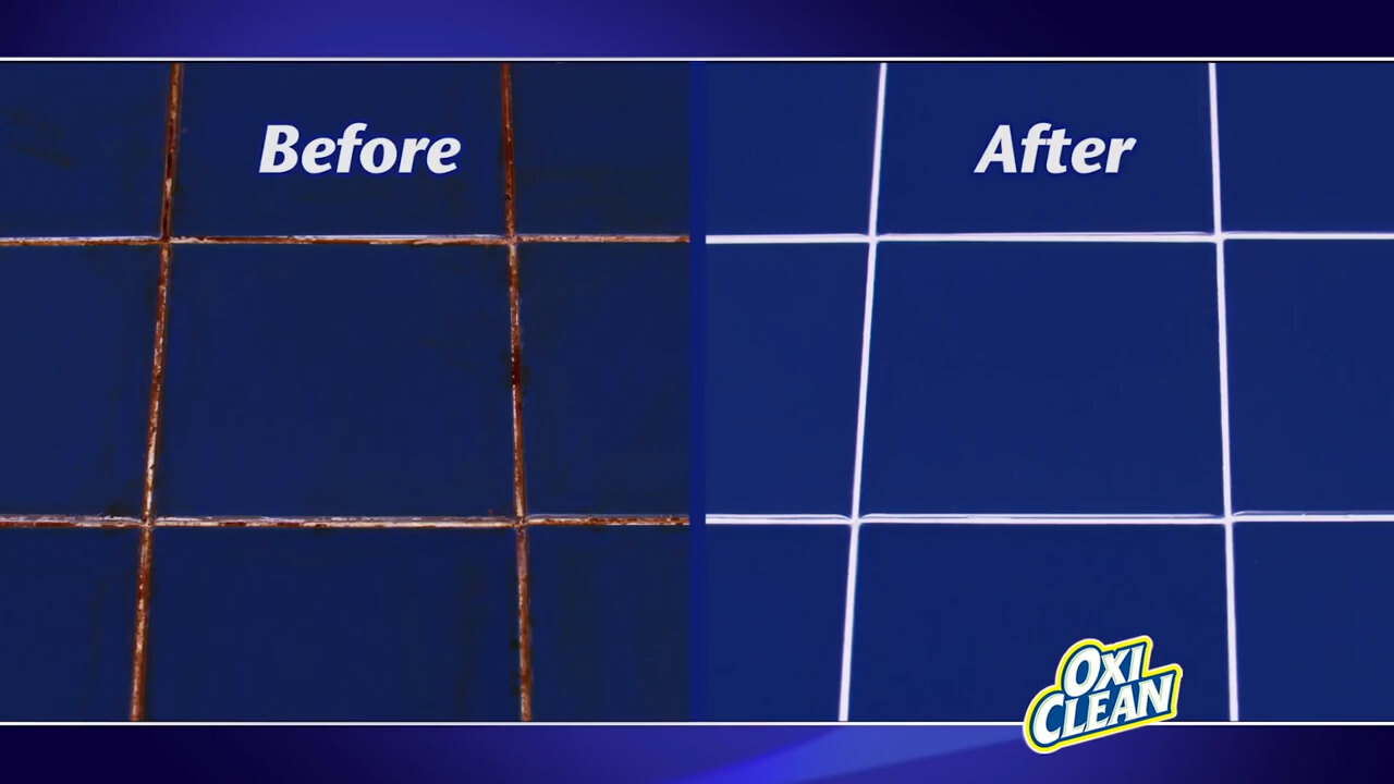 Oxiclean Stain Remover For Grout Step