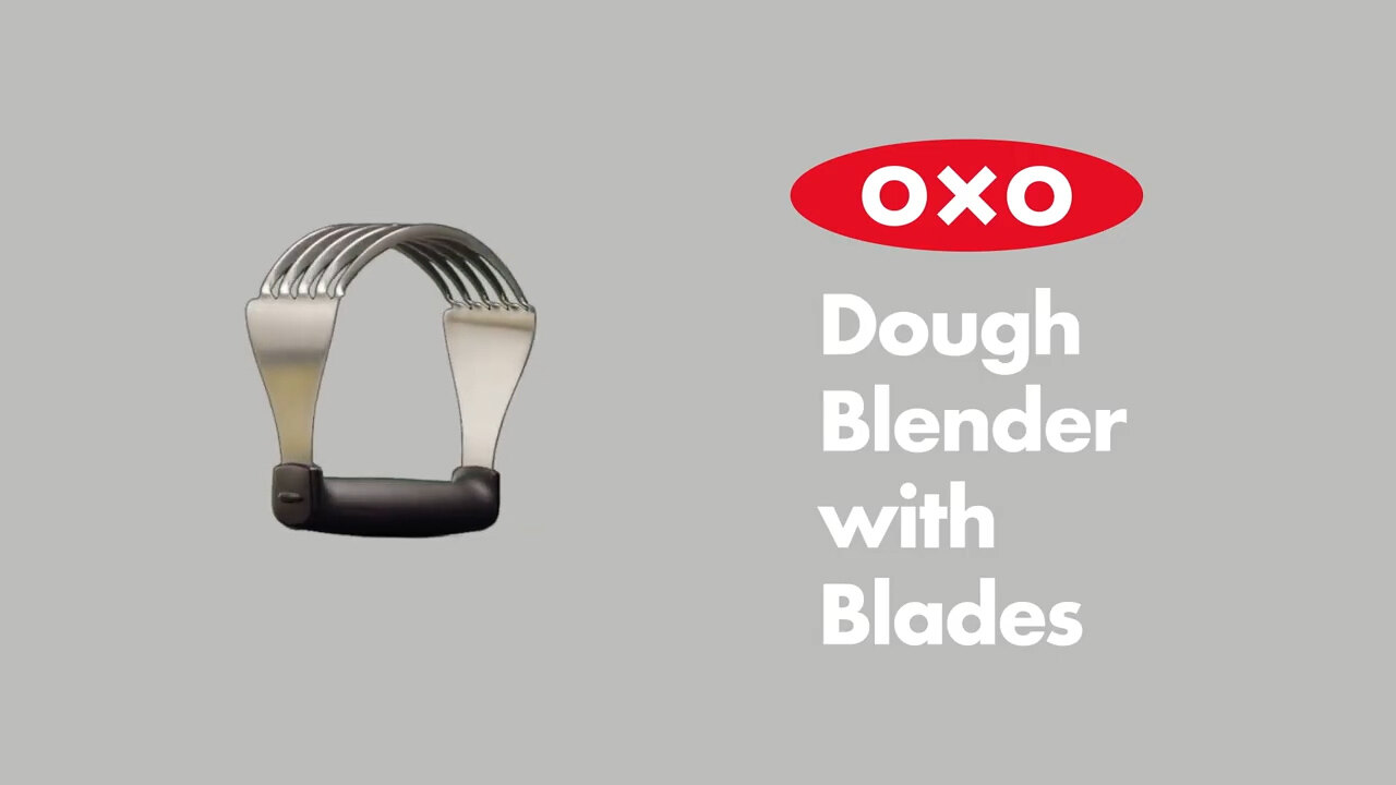 OXO 1124200V1 Good Grips Stainless Steel Pastry Blender with 5 Blades