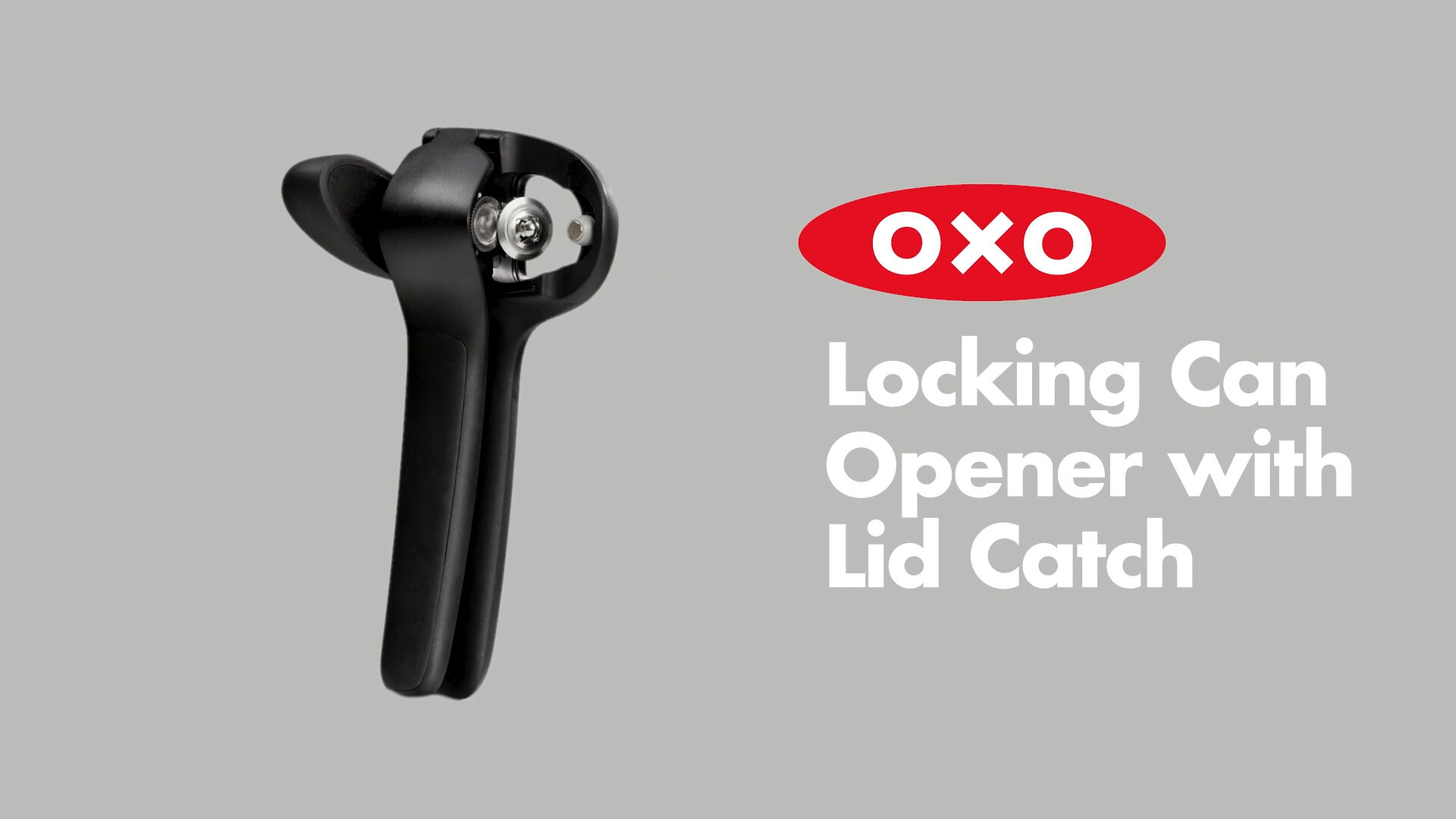 OXO Good Grips Locking Can Opener with Lid Catch 1101780 - The Home Depot