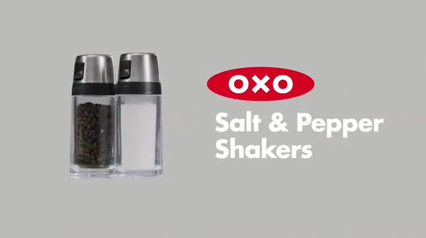 OXO Good Grips Salt and Pepper Shaker Set with Pour Spout 1234780