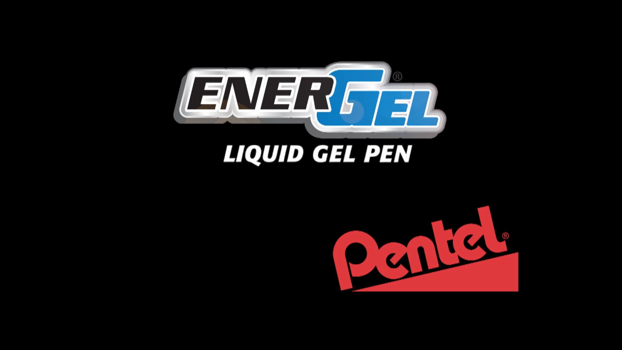EnerGel Alloy RT Retractable Liquid Gel Pen, .7mm, Chrome Barrel, Black Ink