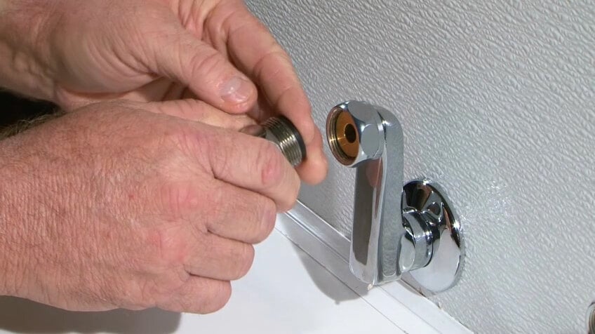 Replacing Faucets with T&S Wall Adapters
