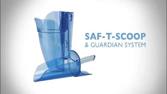 San Jamar SI9000 Saf-T-Ice Ice Scoop Holder with 64-86 oz. Ice Scoop