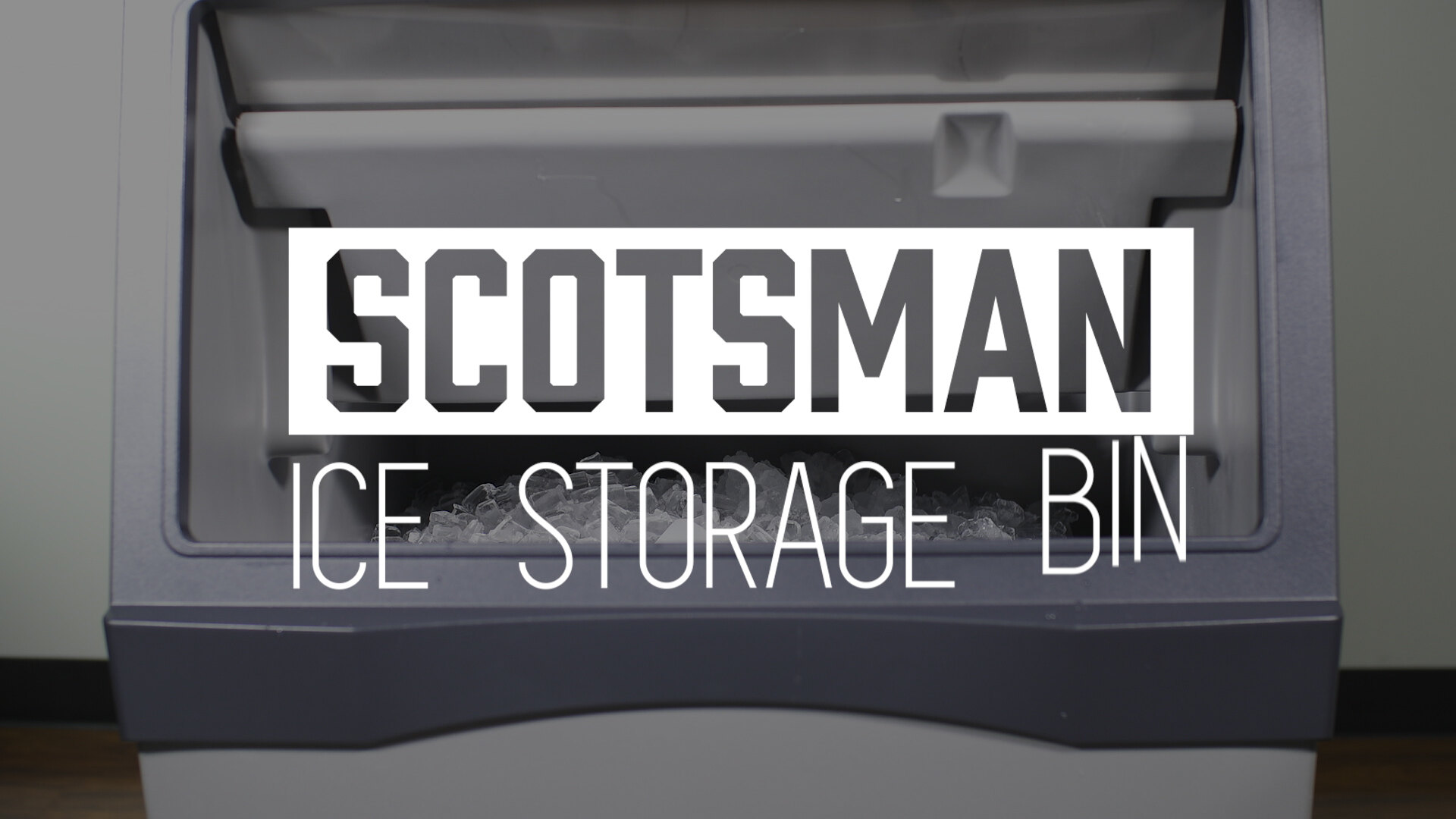 Scotsman BH1300SS-A 1400lb Ice Storage Bin 60in W/ Top Hinged Front Opening  Door