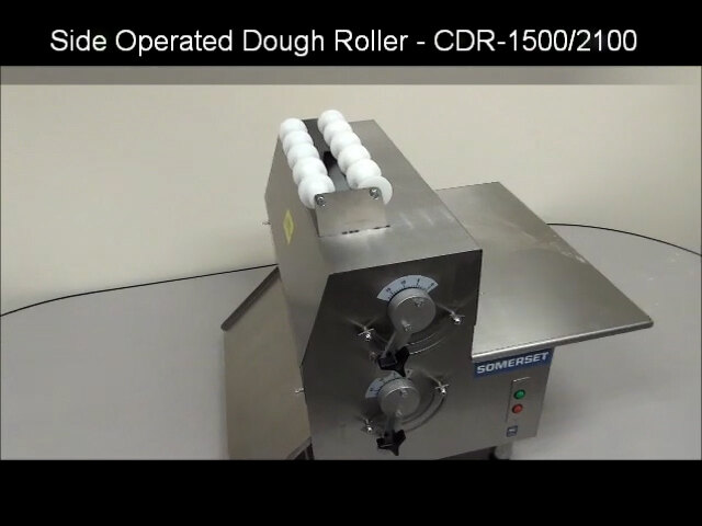 Somerset CDR-2000 20 Countertop Two Stage Dough Sheeter with Front  Operation - 120V, 3/4 hp