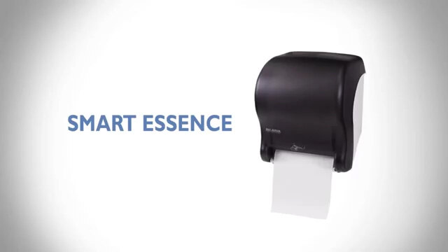San Jamar Tear-N-Dry Essence Plastic Paper Towel Dispenser, Towel Dispenser  for Bathroom, 1Ounces14.75 X 12.25 Inches, Black
