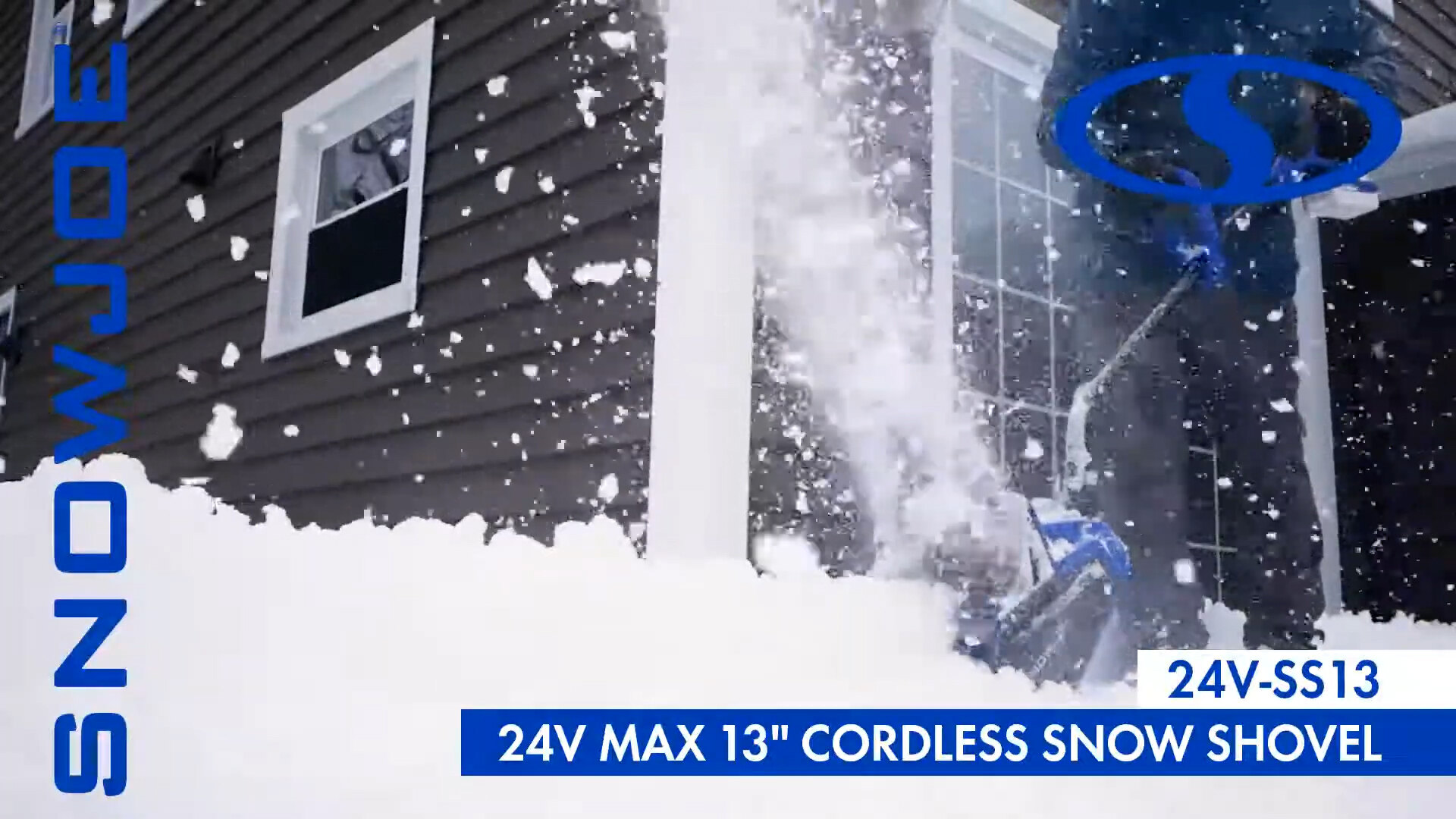Snow Joe 24V-SS13 24-Volt iON+ Cordless Snow Shovel Kit, 13-Inch