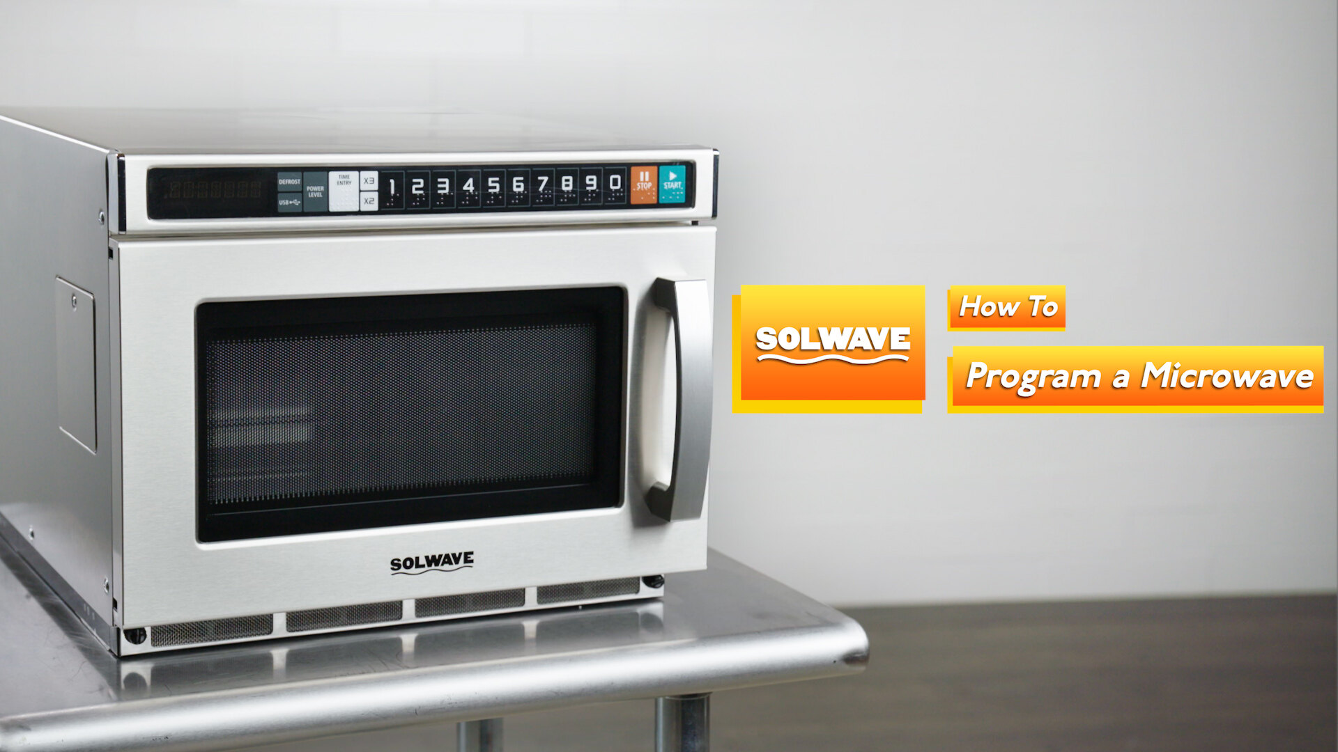 Solwave Ameri-Series Heavy-Duty Commercial Steamer Microwave