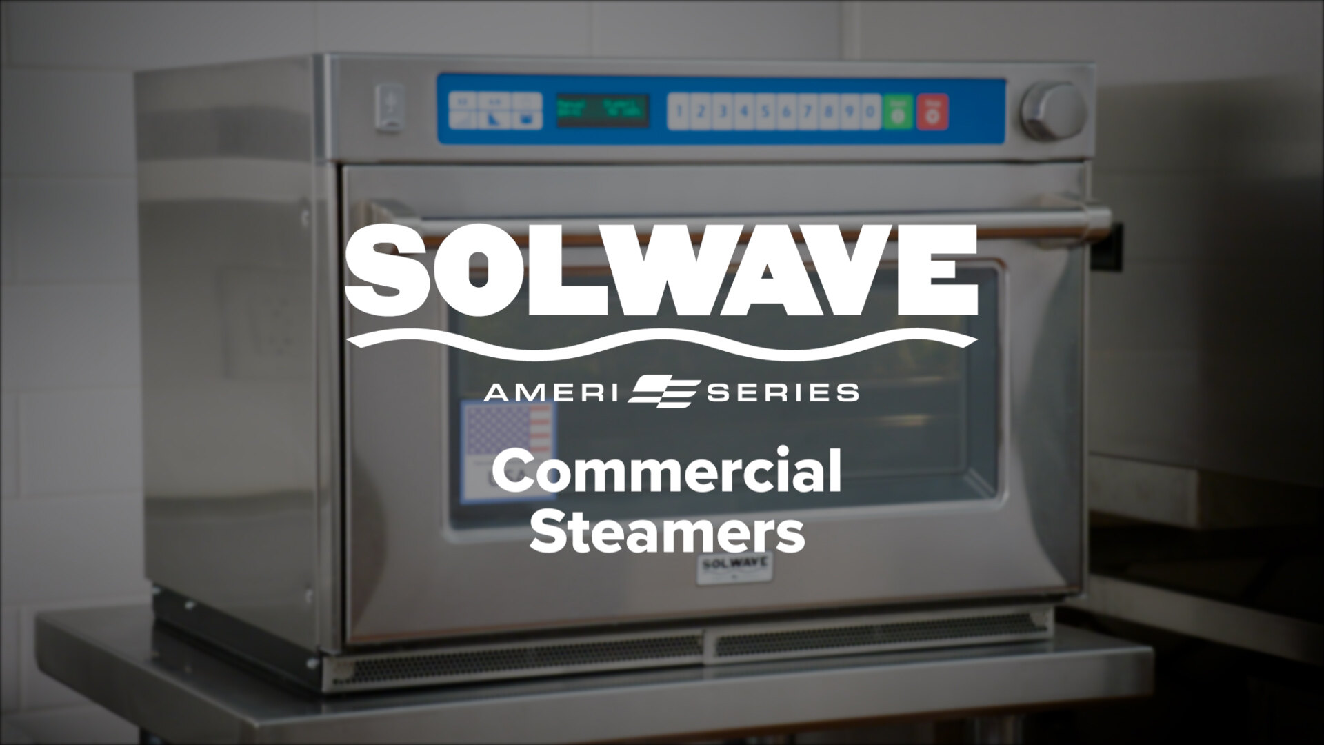 Solwave Ameri-Series Heavy-Duty Commercial Steamer Microwave Oven -  208/240V, 2,200W