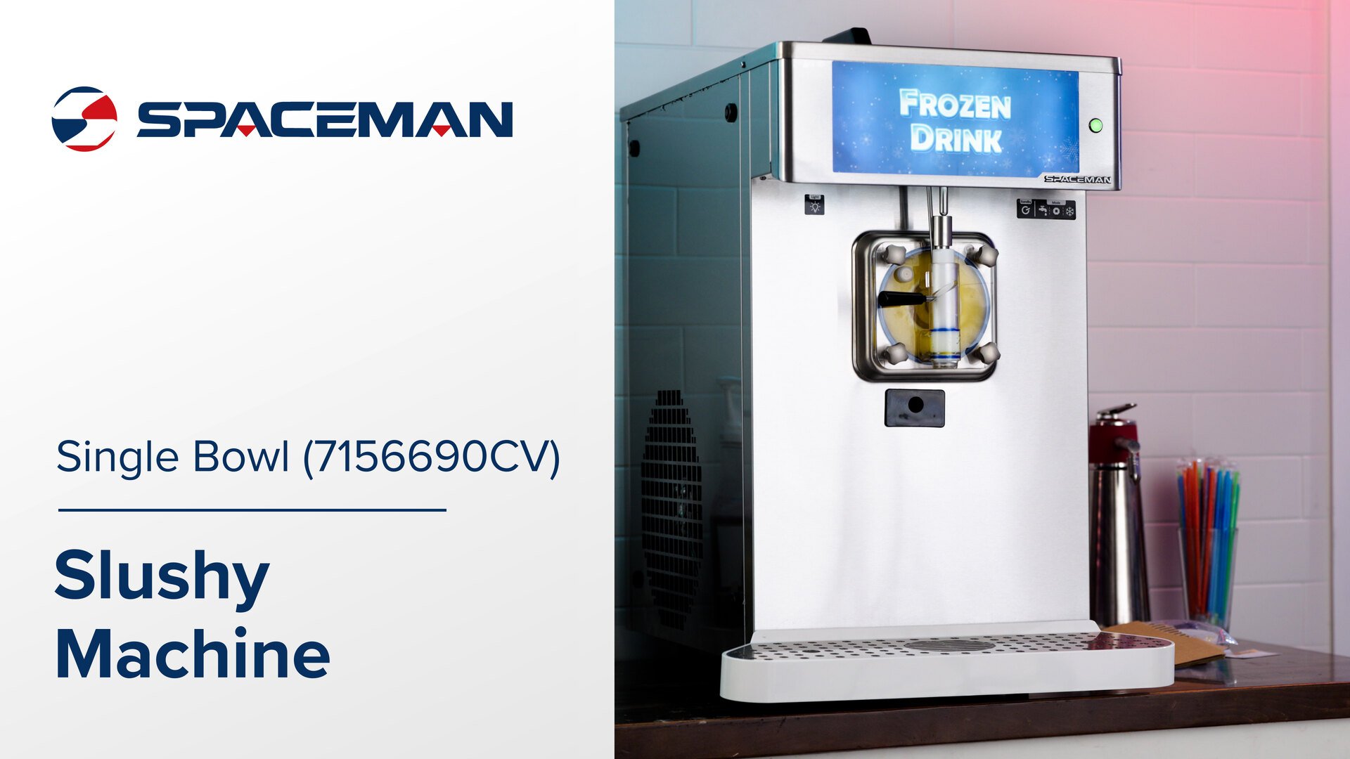 Spaceman Single Bowl Slushy Machine Overview