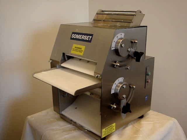 Somerset CDR-2000 20 Countertop Two Stage Dough Sheeter with Front  Operation - 120V, 3/4 hp