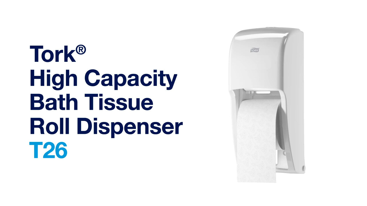 Tork Elevation High Capacity Bath Tissue Dispenser T26 Video