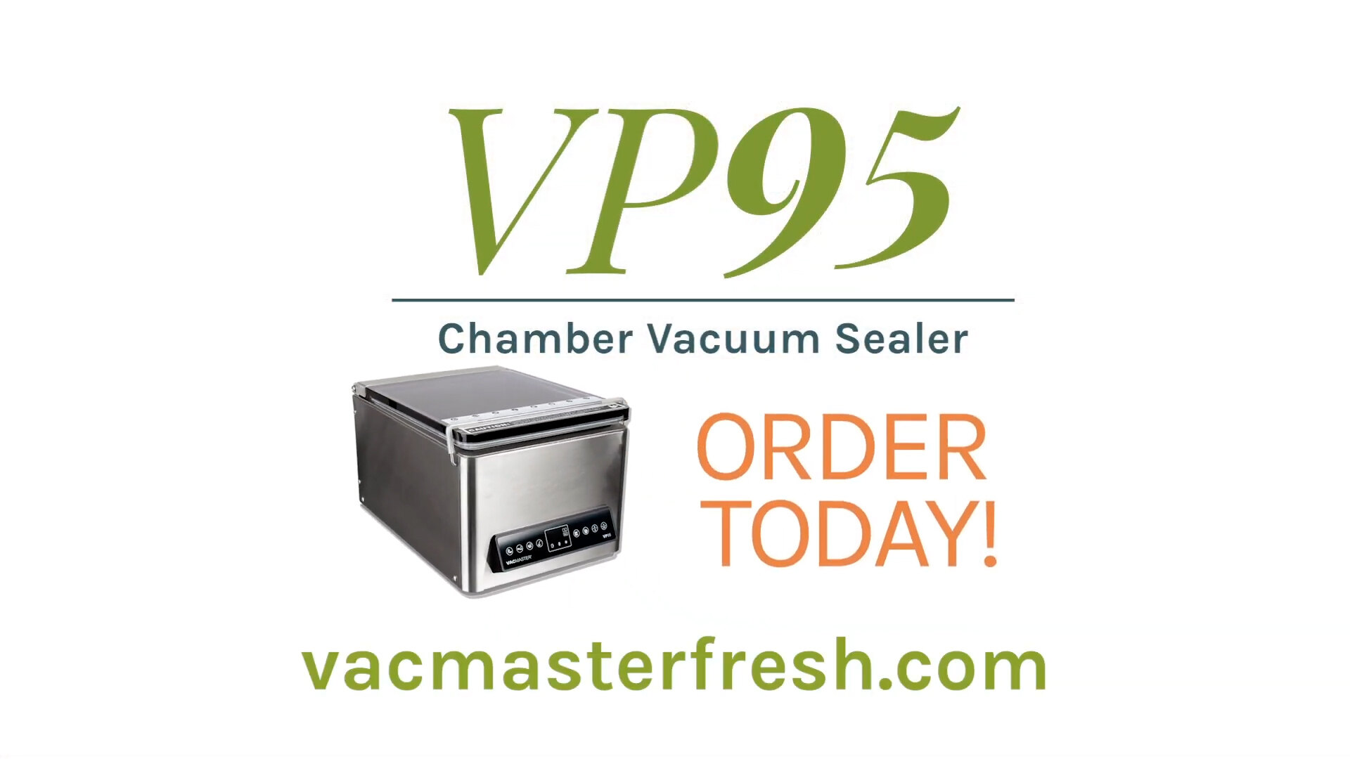 VacMaster VP95 Chamber Vacuum Sealer with Industrial Oil Pump. Great for  Portioning, Meal Prep, Restaurants, Catering, Food Trucks, Sous Vide, Home.