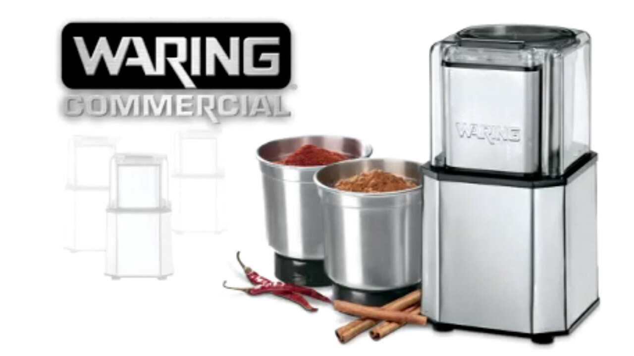 Waring WSG30 1.5 Cup Commercial Spice Grinder - 120V