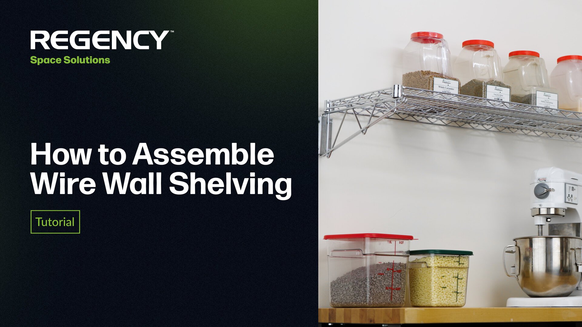 Regency Wire Wall Shelving Assembly Instructions