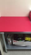 Choice 24 x 18 x 1/2 Red Polyethylene Cutting Board