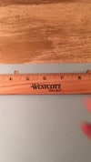 Westcott 12 Wood Ruler Measuring Metric and 1/16 Scale With Single Metal  Edge (10377)