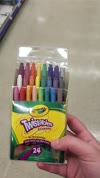 Crayola Mini Twistables Crayons - Clear - 24 / Set - Thomas Business Center  Inc