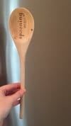 Thunder Group WDSP012 Natural Wooden Spoon 12 - 1 doz