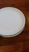 ReStockIt Disposable 9 Paper Plates, White, 100/Bag, 10 Bags/Case, 1000  per case, RES-555